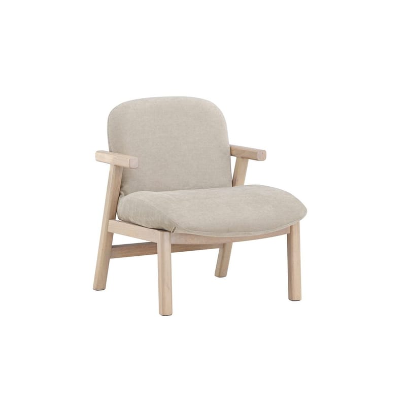 Rile Lenestol i Stoff - Beige - Møbler - Stoler - Lenestoler