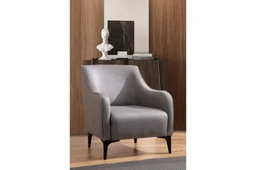 Rossland Lenestol - Grå - Møbler - Stoler - Lenestoler