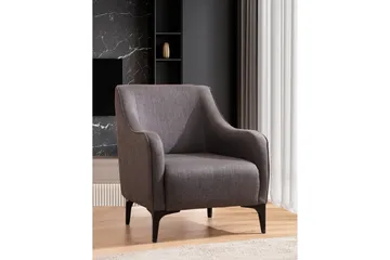 Rossland Lenestol - Mørkegrå - Møbler - Stoler - Lenestoler