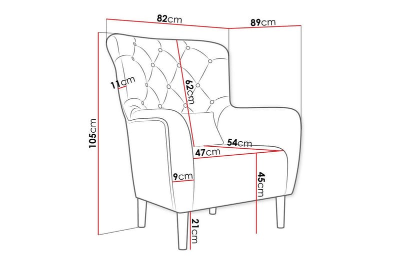 Rushmore Fåtölj beige - Møbler - Stoler - Lenestoler