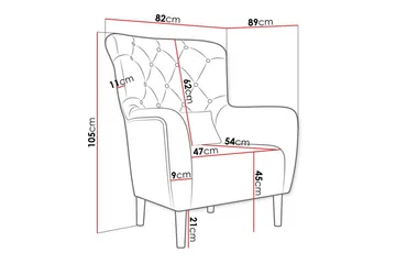 Rushmore Fåtölj beige - Møbler - Stoler - Lenestoler