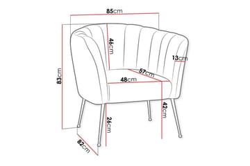 Rushmore Fåtölj Beige/Wood - Møbler - Stoler - Lenestoler