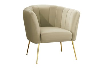 Rushmore Fåtölj Beige/Wood - Møbler - Stoler - Lenestoler