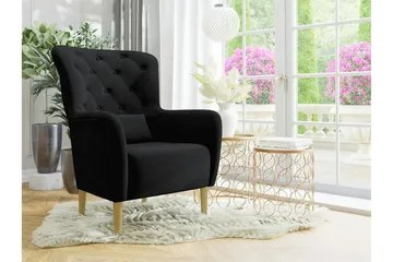 Rushmore Fåtölj Black - Møbler - Stoler - Lenestoler