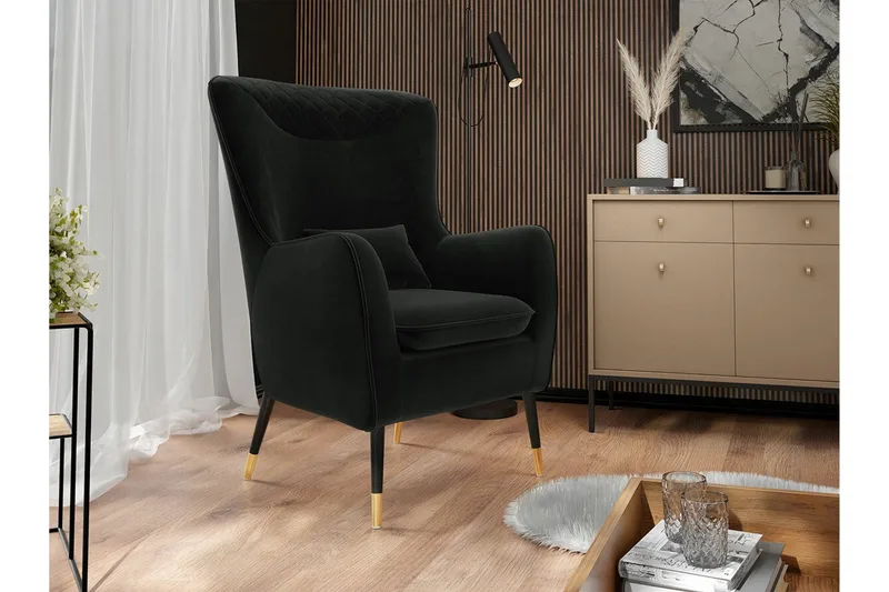 Rushmore Fåtölj Black - Møbler - Stoler - Lenestoler