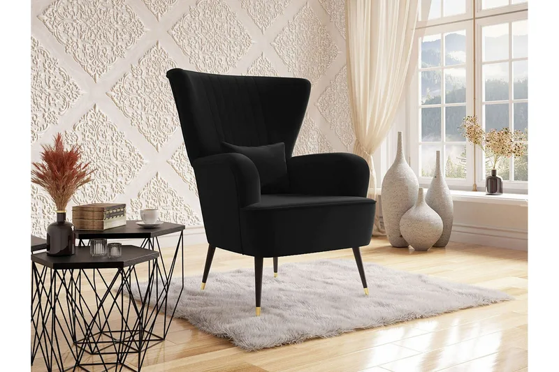 Rushmore Fåtölj Black - Møbler - Stoler - Lenestoler