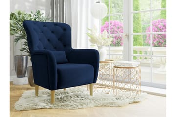 Rushmore Fåtölj Dark Blue/Blue - Møbler - Stoler - Lenestoler