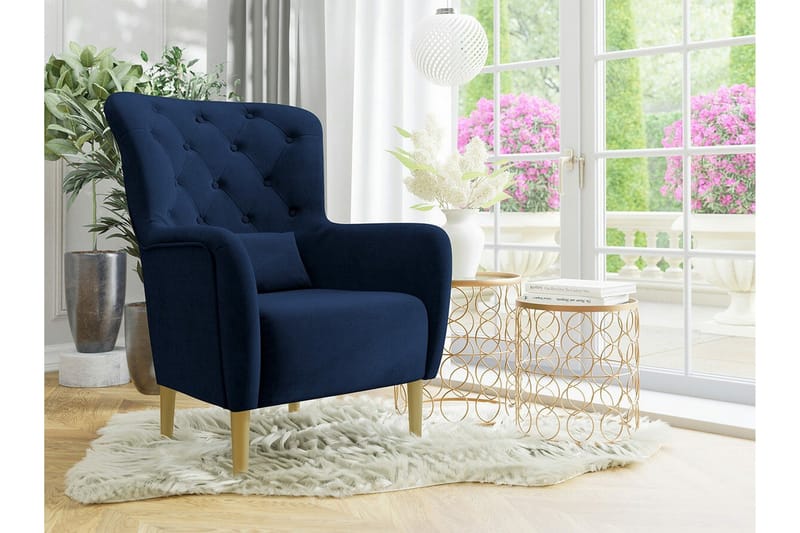 Rushmore Fåtölj Dark Blue/Blue - Møbler - Stoler - Lenestoler