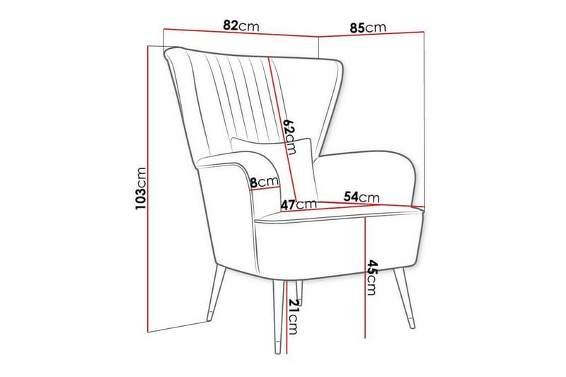 Rushmore Fåtölj Dark green - Møbler - Stoler - Lenestoler