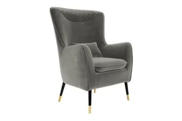 Rushmore Fåtölj Grey/Black - Møbler - Stoler - Lenestoler