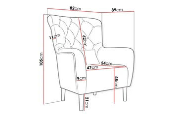 Rushmore Fåtölj Light green/Green/Mint - Møbler - Stoler - Lenestoler