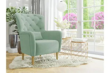 Rushmore Fåtölj Light green/Green/Mint - Møbler - Stoler - Lenestoler