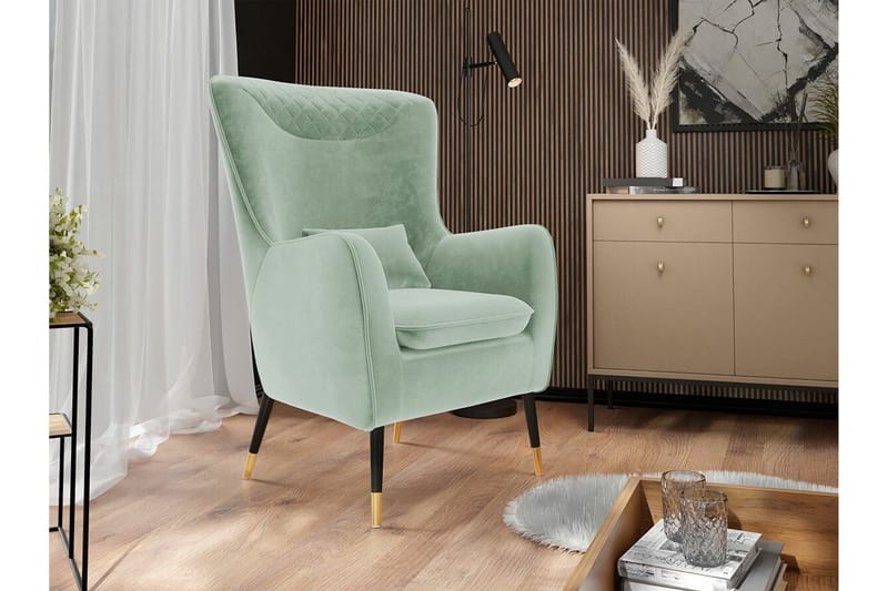Rushmore Fåtölj Light green/Green/Mint - Møbler - Stoler - Lenestoler