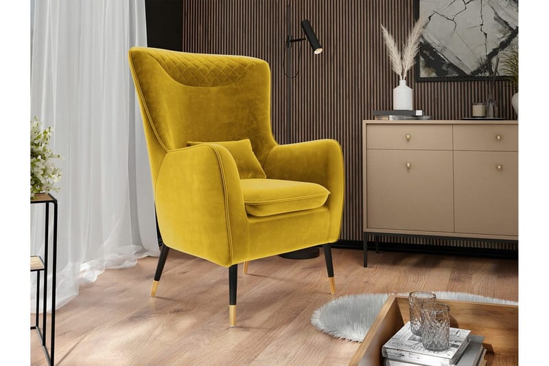 Rushmore Fåtölj Yellow-Green - Møbler - Stoler - Lenestoler