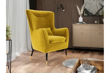 Rushmore Fåtölj Yellow-Green - Møbler - Stoler - Lenestoler