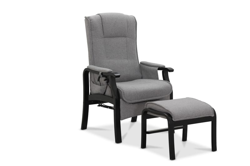 Saika Reclinerstol Elektrisk - Lys grå - Møbler - Stoler - Lenestoler - Recliner