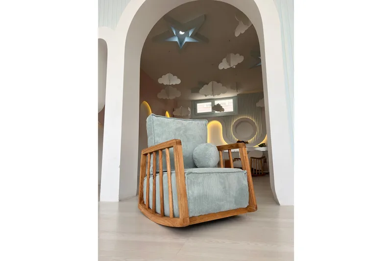 Sallanan Lenestol, Blå