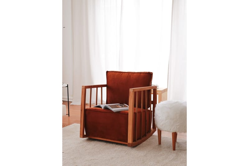 Sallanan Lenestol - Brun - Møbler - Barnemøbler - Barnestol - Gynestol barn