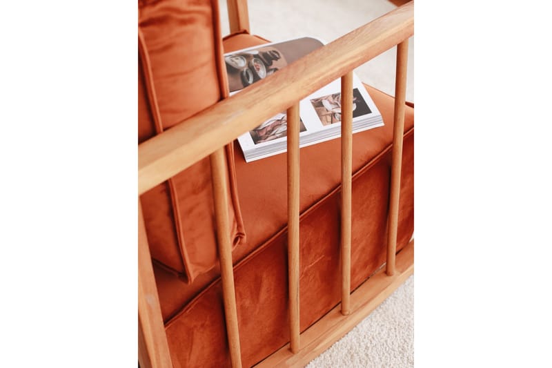 Sallanan Lenestol - Brun - Møbler - Barnemøbler - Barnestol - Gynestol barn