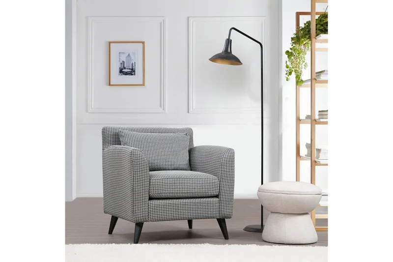 Selder Lenestol - Mønstrete/Svart - Møbler - Stoler - Lenestoler