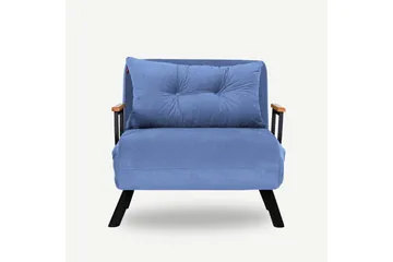 Alfredton Sovelenestol 175x60 cm - Blå - Møbler - Stoler - Lenestoler - Sengestol