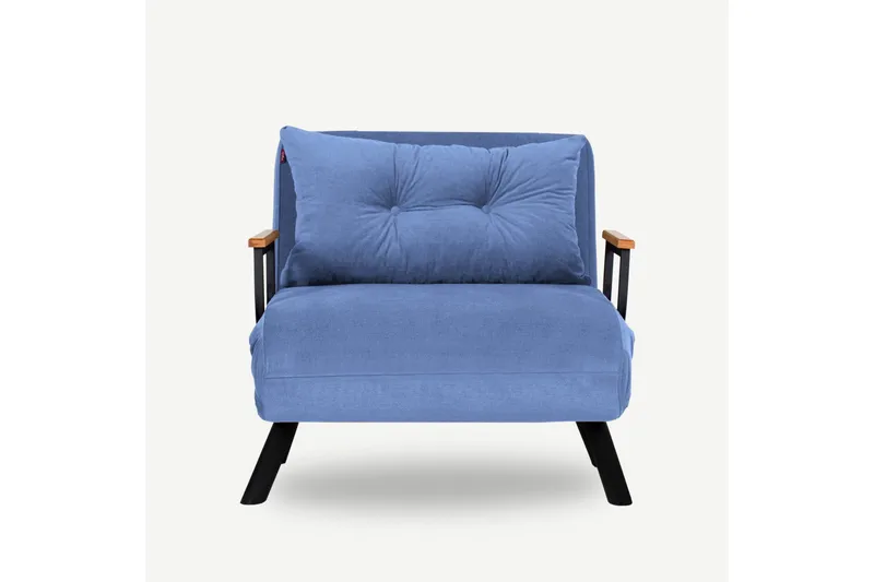 Alfredton Sovelenestol 175x60 cm - Blå - Møbler - Stoler - Lenestoler - Sengestol