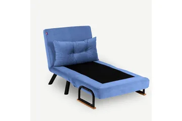 Alfredton Sovelenestol 175x60 cm - Blå - Møbler - Stoler - Lenestoler - Sengestol