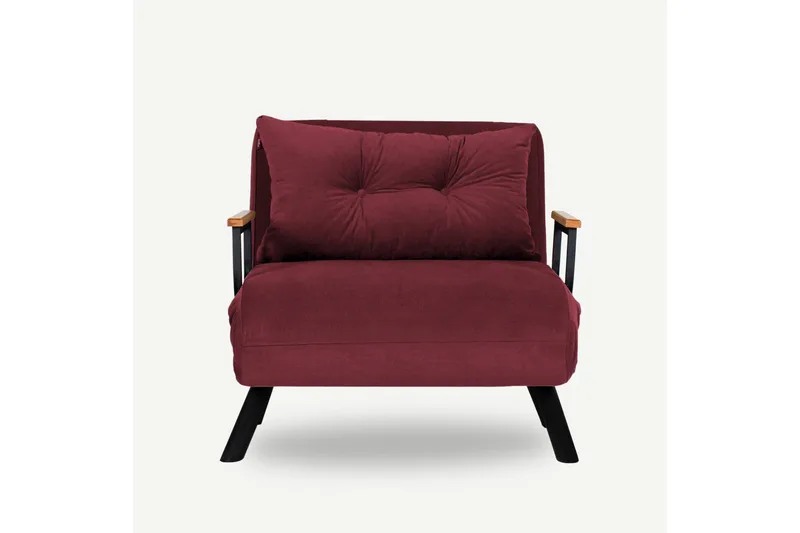 Alfredton Sovelenestol 175x60 cm - Rød - Møbler - Stoler - Lenestoler - Sengestol