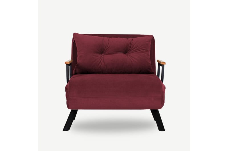 Alfredton Sovelenestol 175x60 cm - Rød - Møbler - Stoler - Lenestoler - Sengestol
