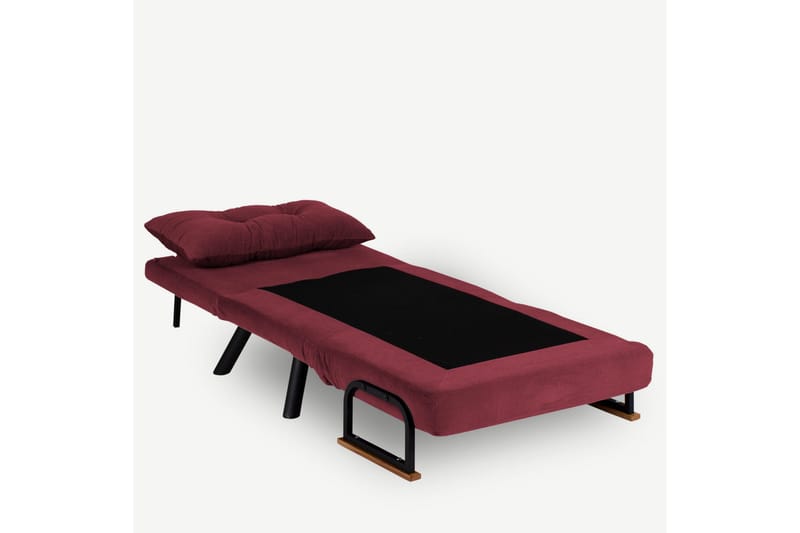 Alfredton Sovelenestol 175x60 cm - Rød - Møbler - Stoler - Lenestoler - Sengestol
