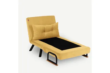 Alfredton Sovelenestol 175x60 cm - Sennepsgul - Møbler - Stoler - Lenestoler - Sengestol