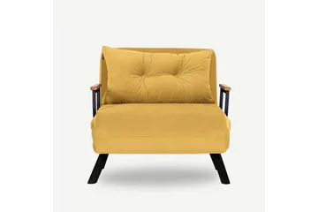 Alfredton Sovelenestol 175x60 cm - Sennepsgul - Møbler - Stoler - Lenestoler - Sengestol