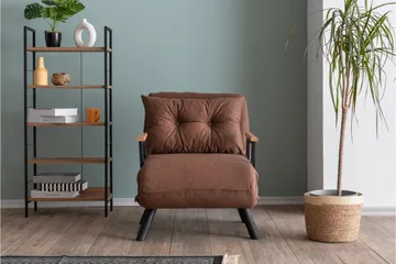 Alfredton Sovelenestol - Lyse brun - Møbler - Stoler - Lenestoler - Sengestol