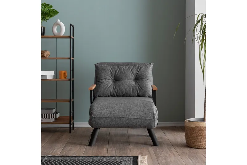 Alfredton Sovelenestol - Lysegrå - Møbler - Stoler - Lenestoler - Sengestol