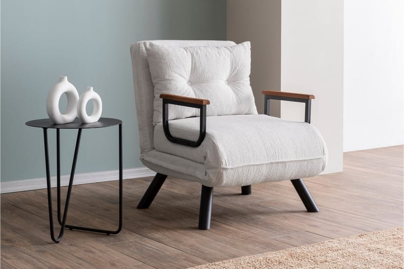 Alfredton Teddy Sovesofa - Cream - Møbler - Stoler - Lenestoler - Sengestol