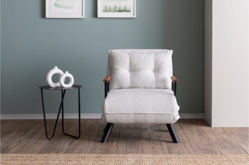 Alfredton Teddy Sovesofa - Cream - Møbler - Stoler - Lenestoler - Sengestol