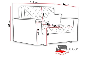 Bensbyn Sovelenestol - Grå - Møbler - Stoler - Lenestoler - Sengestol
