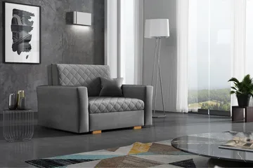 Bensbyn Sovelenestol - Grå - Møbler - Stoler - Lenestoler - Sengestol