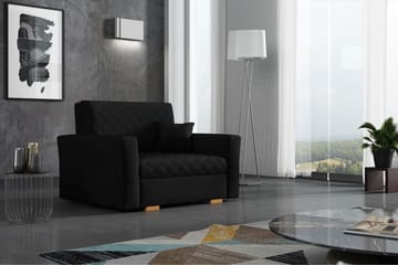 Bensbyn Sovelenestol Rutemønster - Fløyel/Svart - Møbler - Stoler - Lenestoler - Sengestol