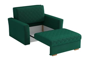 Bensbyn Sovelenestol Rutemønster - Fløyel/Svart - Møbler - Stoler - Lenestoler - Sengestol