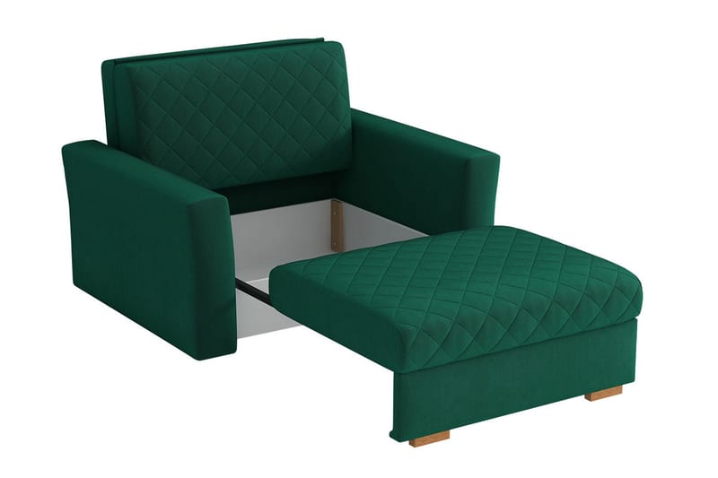 Bensbyn Sovelenestol Rutemønster - Fløyel/Svart - Møbler - Stoler - Lenestoler - Sengestol