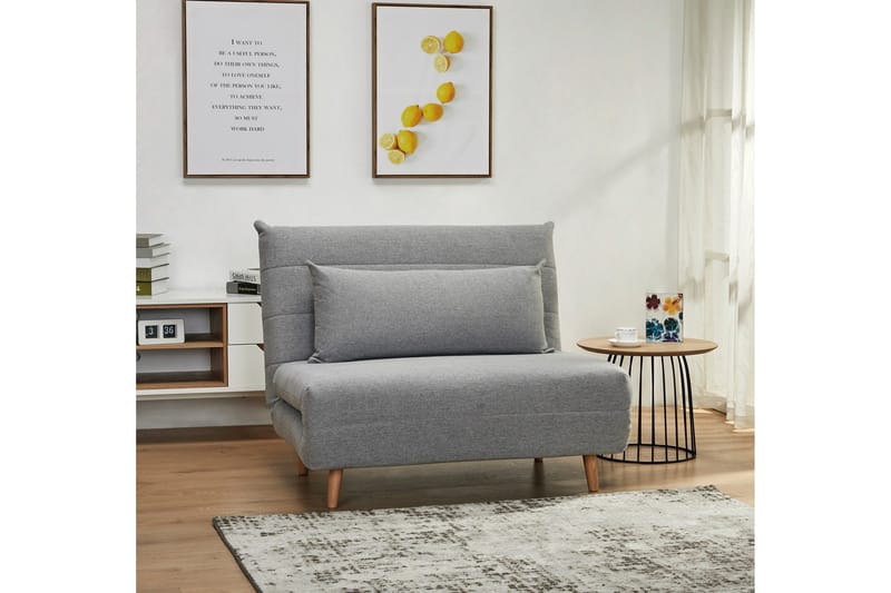 Clandulla Sovelenestol - Grå/Tre/Natur - Møbler - Stoler - Lenestoler - Sengestol