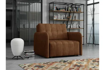 Denegal Bäddfåtölj Bronze||Dark brown - Møbler - Stoler - Lenestoler - Sengestol