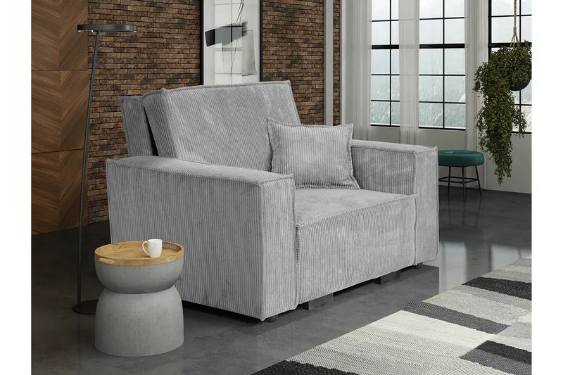 Denegal Bäddfåtölj Light grey/Dark grey - Møbler - Stoler - Lenestoler - Sengestol