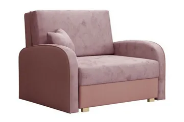 Denegal Bäddfåtölj NO_BRAND Light pink - Møbler - Stoler - Lenestoler - Sengestol