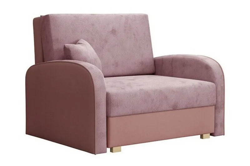 Denegal Bäddfåtölj NO_BRAND Light pink - Møbler - Stoler - Lenestoler - Sengestol