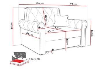 Denegal Sengestol - Møbler - Stoler - Lenestoler - Sengestol