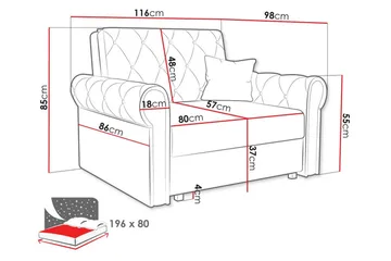 Denegal Sengestol - Møbler - Stoler - Lenestoler - Sengestol