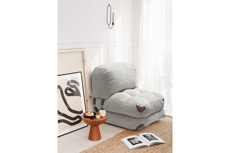 Fold Teddy Sovesofa Grå, Grå