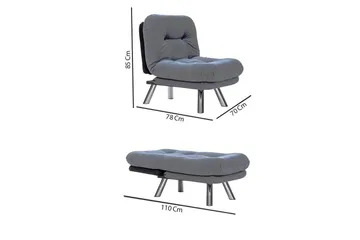 Kingaroy Sovelenestol - Lyse brun - Møbler - Stoler - Lenestoler - Sengestol